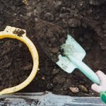 gardening bucket and shovel